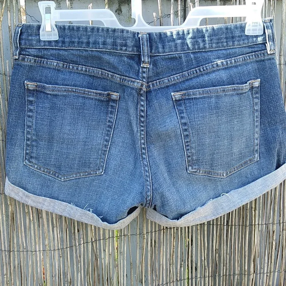 J. Crew HipSlung Stretch Denim Shorts - 12 SP